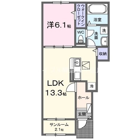 ブルマーレⅠの物件間取画像